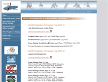 Tablet Screenshot of hockeydynamics.ca